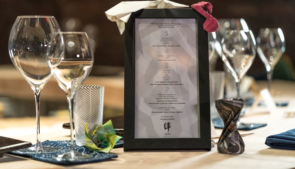 Folding 160 Origami Pieces for Moët Hennessy